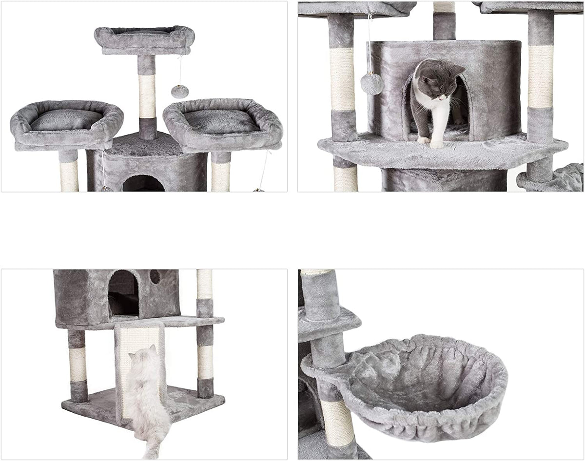 Cat Tree Tower with Multi-Level Large Condo, Platform, MPJ032W