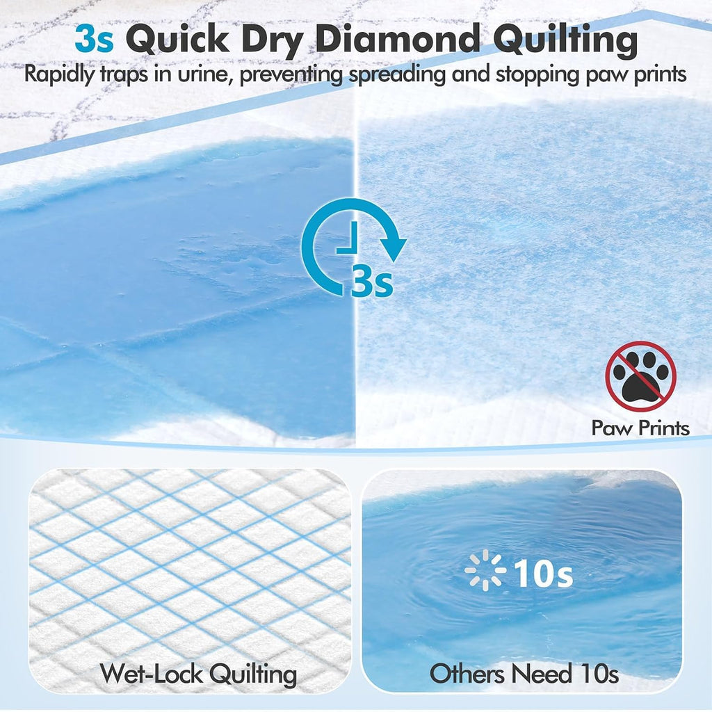 XXXXL 36"X36" Thicken Heavy Absorbency Dog Pad Extra Large- Jumbo Disposable Polymer Quick Dry No Leaking Pee Pads for Dogs, Cats, Rabbits Pets 30 Counts