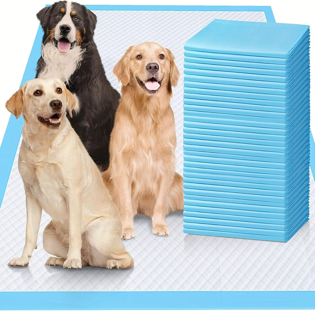 XXXXL 36"X36" Thicken Heavy Absorbency Dog Pad Extra Large- Jumbo Disposable Polymer Quick Dry No Leaking Pee Pads for Dogs, Cats, Rabbits Pets 30 Counts